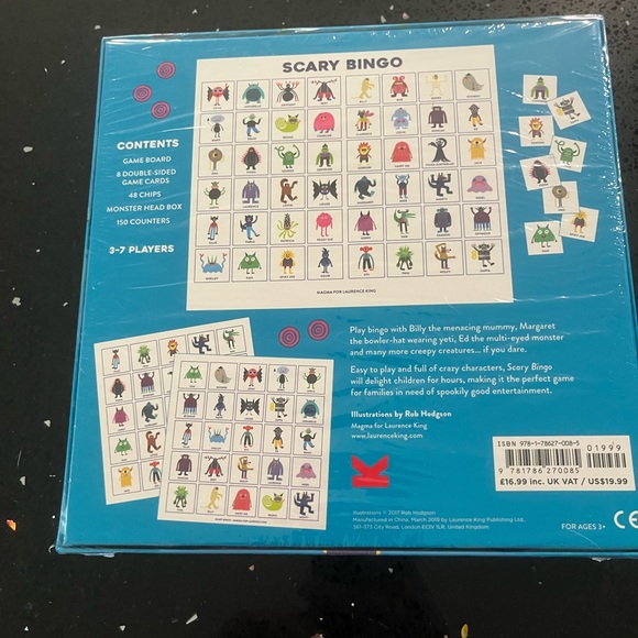 Scary Bingo Game for Kids - Picture 2 of 3